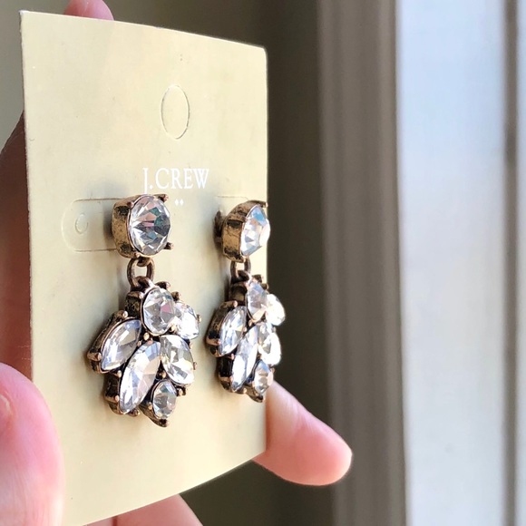 JCrew Tear Drop Earrings - Picture 2 of 4